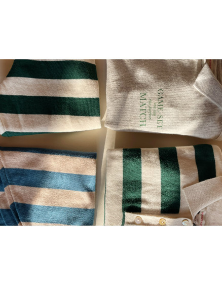 Manis Knit Polo Pine Groove 6