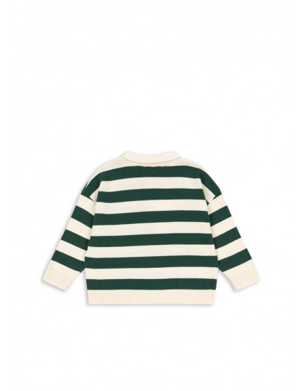 Manis Knit Polo Pine Groove 4
