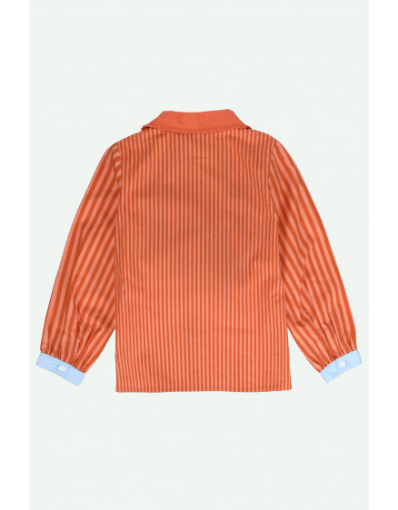 Blouse Coral Pink + Shipwreck Rust  2