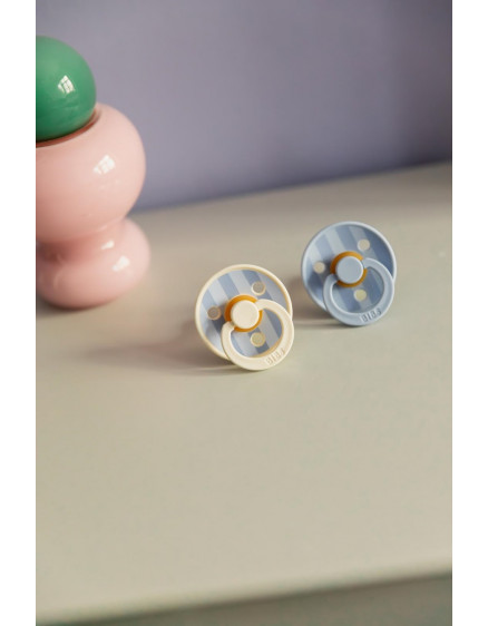 Pacifier Studio Colour Block Latex Ivory Dusty Blue  3