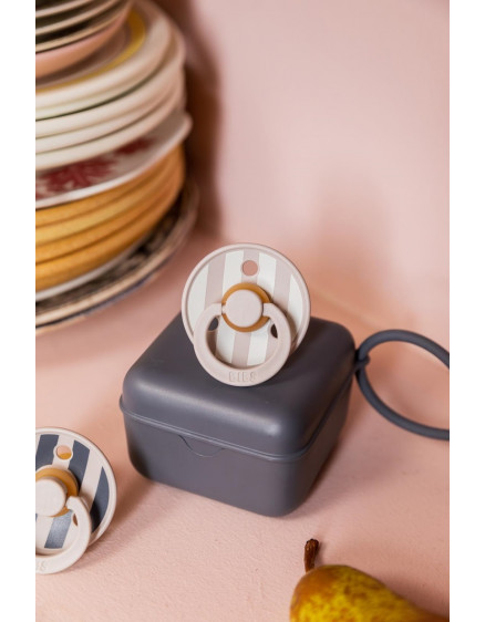 Pacifier Studio Colour Block Latex Ivory Dusty Blue  2