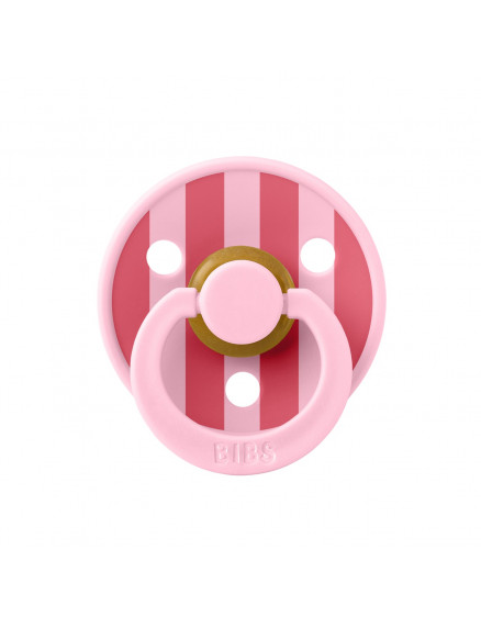 Pacifier Studio Colour Block Latex Baby Pink Coral 