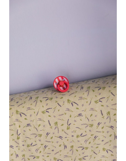 Pacifier Studio Colour Block Latex Baby Pink Coral  2