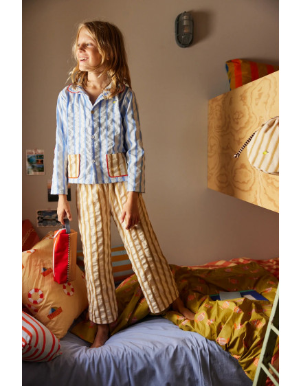 Pyjamas Stripes Deep Sea  6