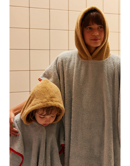 Bath Poncho Wonders Zissou Blue 4