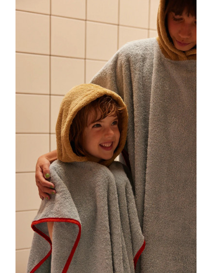 Bath Poncho Wonders Zissou Blue 3