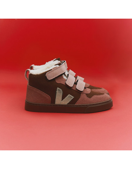 Кеди V-10 Suede Walnut Platine Bark 3