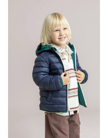 Chaligny Reversible Jacket Sapin Indigo