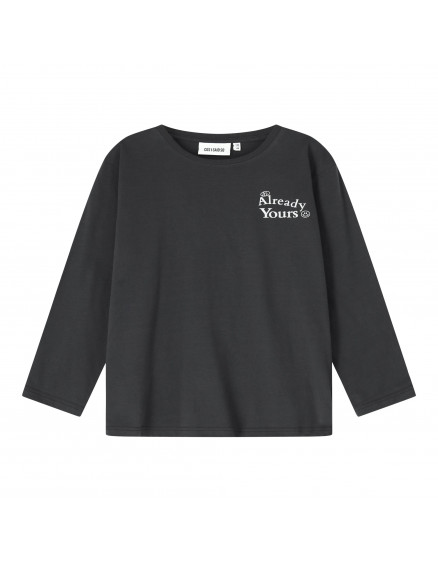 Longsleeve T-Shirt Smiley Caviar