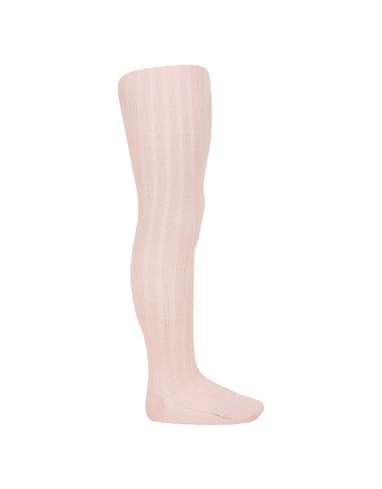 Merino wool-blend rib tights Nude 914