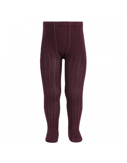 Basic rib tights Syrah 596
