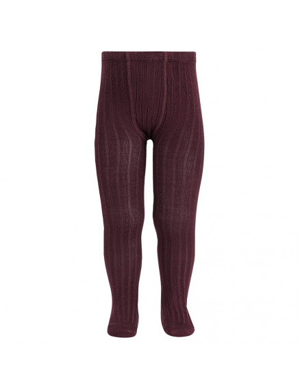 Basic rib tights Syrah 596