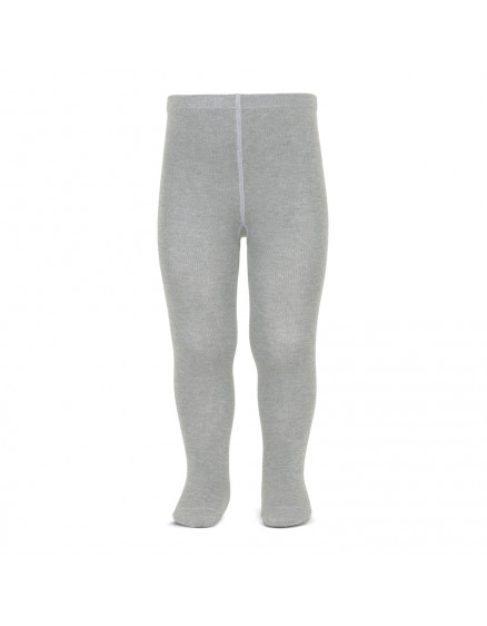 Plain stitch basic tights Aluminium 221
