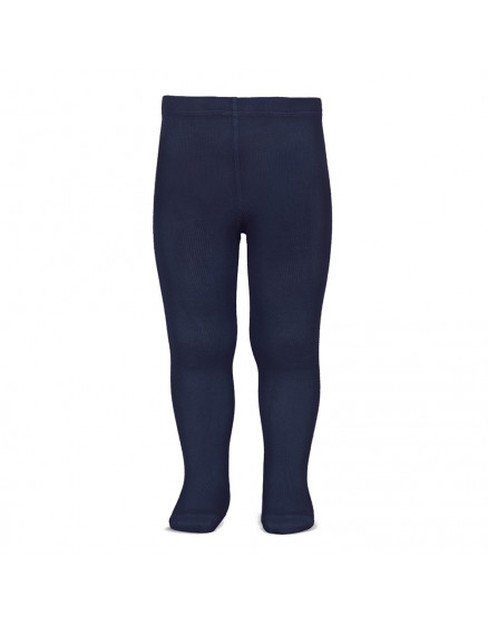 Plain stitch basic tights Navy Blue 480