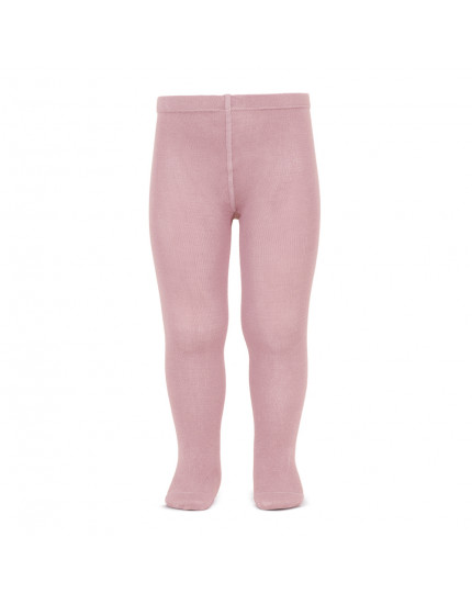 Plain stitch basic tights Pale Pink 526