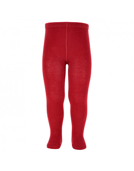 Plain stitch basic tights Red Velvet 578