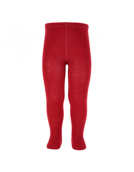Plain stitch basic tights Red Velvet 578