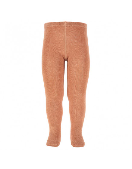 Plain stitch basic tights Nougat 677
