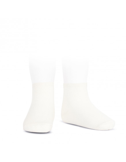 Elastic cotton ankle socks Cream 202