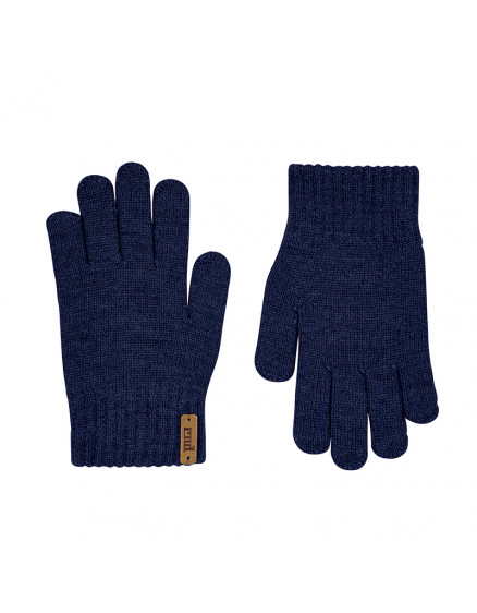Merino wool-blend gloves Navy Blue 948