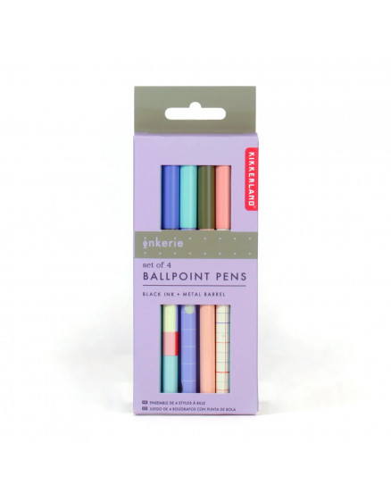 Inkerie Set of 4 Ballpoint Pens