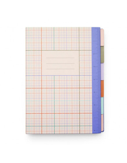 Блокнот з лінійкою