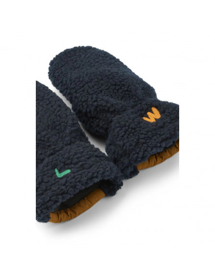 Grethe Pile Gloves Classic Navy 2