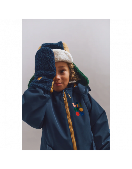 Grethe Pile Gloves Classic Navy 3