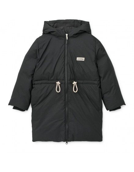 Bille Long Down Jacket Black