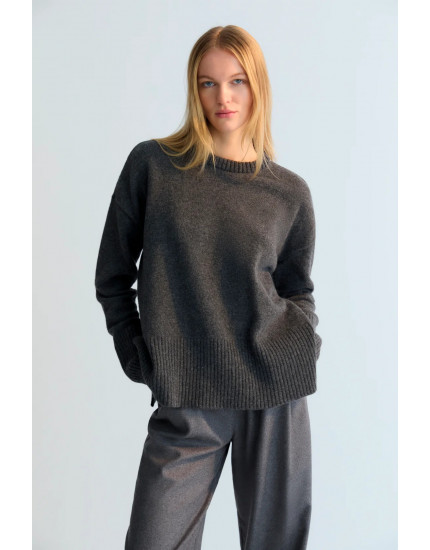 Agatha Woman Jumper Mid Grey XS