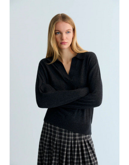 Agatha Woman Polo Galactic Grey XL