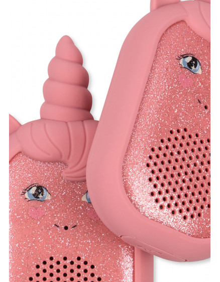 Glitter Unicorn Walkie Talkie Sparkling Pink 2