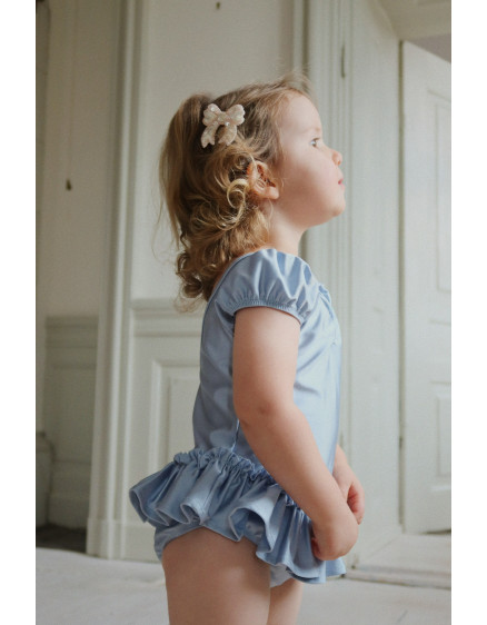 2 Pack Bow Hair Clip Cameo Rose 5