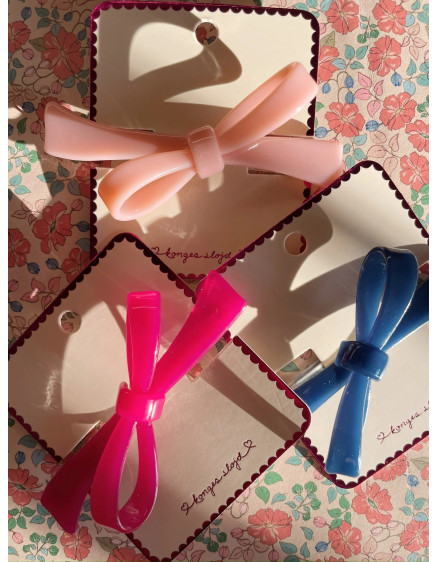 Belma Bow Hair Clip Mellow Rose 3