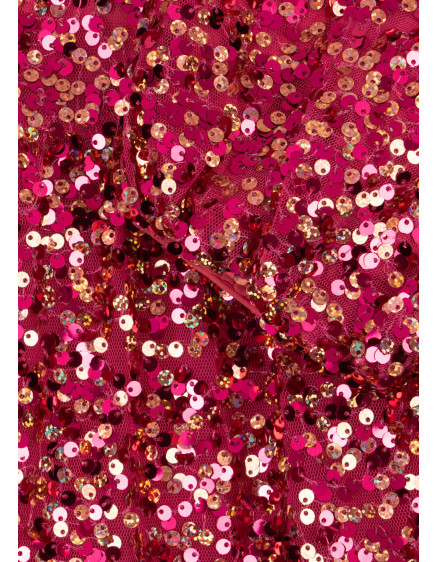 Lila Sequins Bow Dress Sparkling Sangria 4