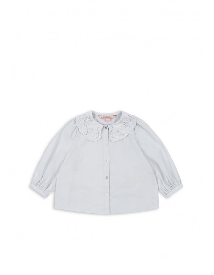 Rilo Collar Shirt Gray Dawn