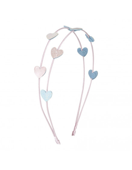 Обруч Heart Double Alice Pink