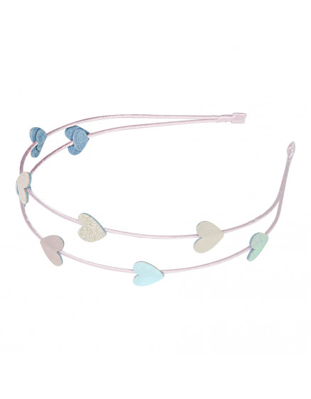 Обруч Heart Double Alice Pink 5