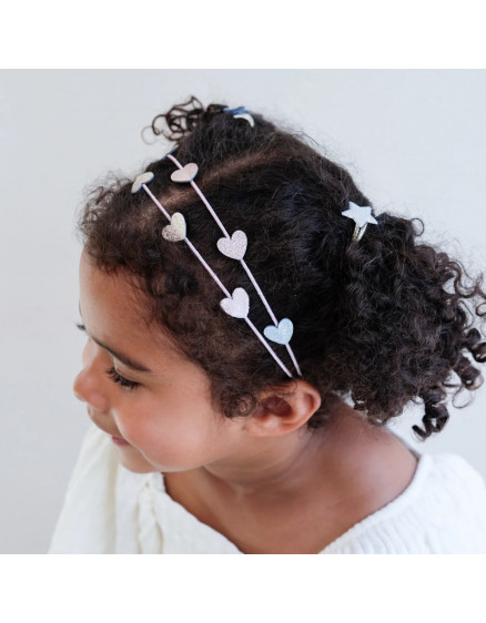 Обруч Heart Double Alice Pink 4