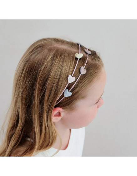 Обруч Heart Double Alice Pink 3