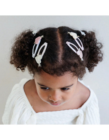 Cupid Heart Clic Clacs Pink 3