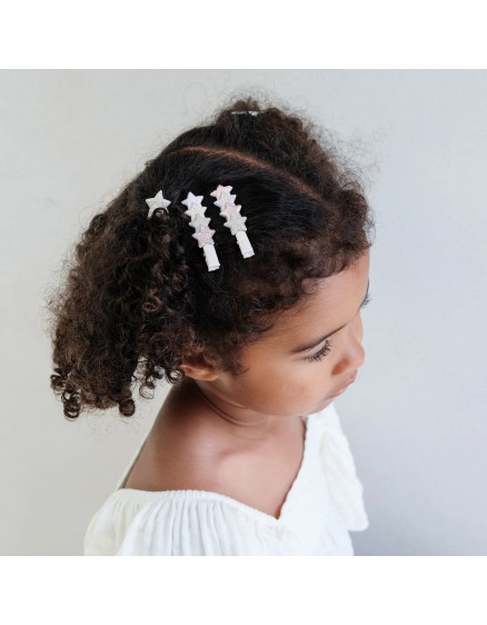 Layered Star Clips Shimmer 4