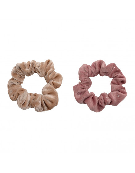 Velvet Scrunchie Pack Pink