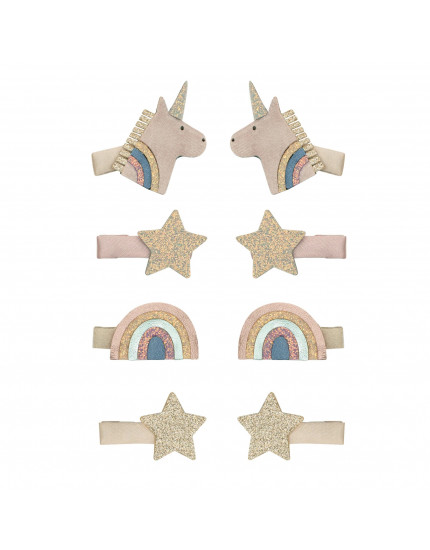 Celeste Unicorn Mini Clips Pink