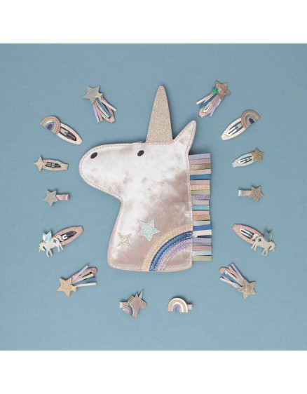 Celeste Unicorn Mini Clips Pink 3
