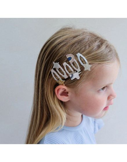 5 x Заколки Celeste Unicorn Mini Pink 2