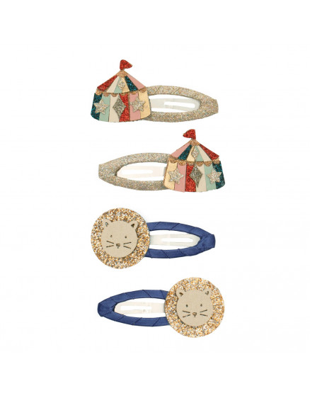 4 х Заколки Circus Lion Multi