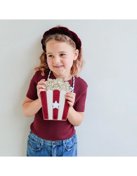 Oversize Twist Velvet Alice Burgundy 2