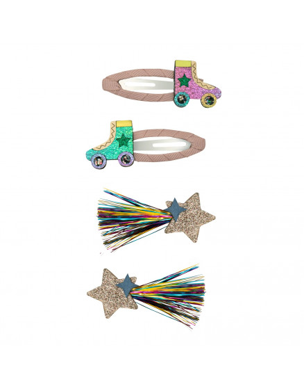 Rollerskate Clip Set Multi