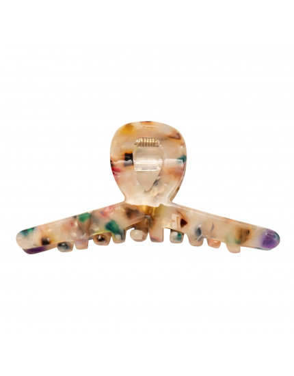 Speckled Rainbow Claw Clip